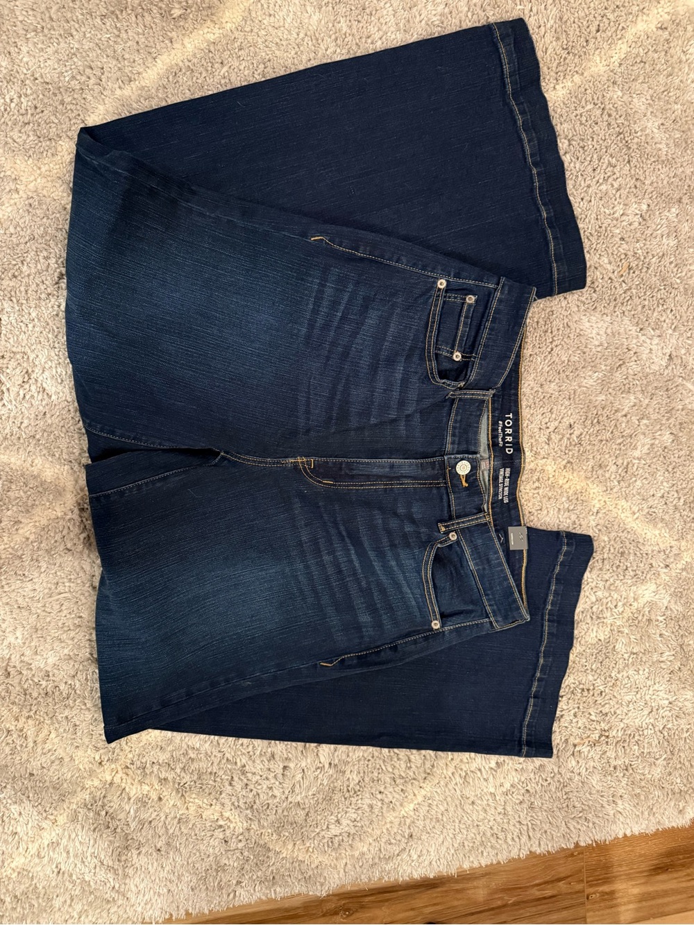 NWT - Torrid Dark Indigo Wide Leg Flare Jeans